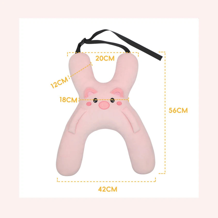Kids Car Seat Neck Pillow – Back Seat Travel Sleep Aid